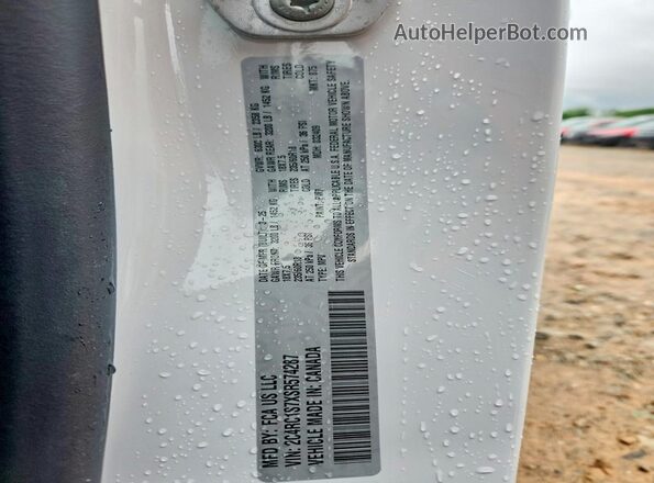 2C4RC1S7XSR574287 2025 CHRYSLER PACIFICA White Vista de la etiqueta del VIN