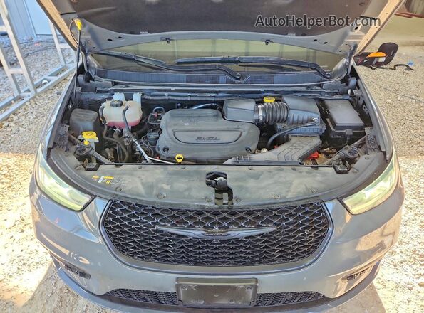 2C4RC3BG2PR523398 2023 CHRYSLER PACIFICA Gray Շարժիչի բաժամունքի տեսք