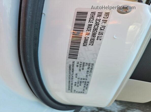 2C4RC3BG9NR183972 2022 CHRYSLER PACIFICA White Widok naklejki z numerem VIN
