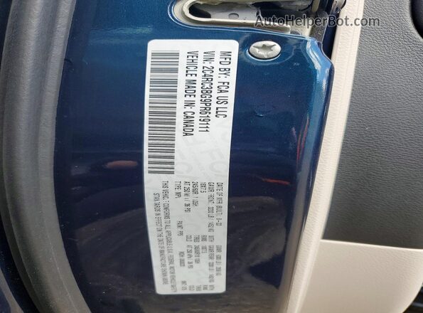 2C4RC3BG9PR619111 2023 CHRYSLER PACIFICA Синий Вид наклейки с VIN-кодом