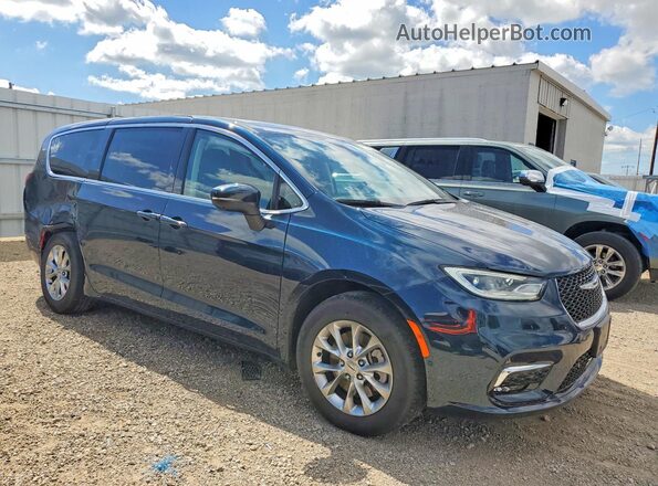 2C4RC3BG9PR619111 2023 CHRYSLER PACIFICA Синий Передняя правая четверть