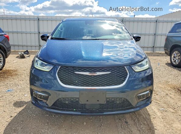 2C4RC3BG9PR619111 2023 CHRYSLER PACIFICA Синий Вид спереди