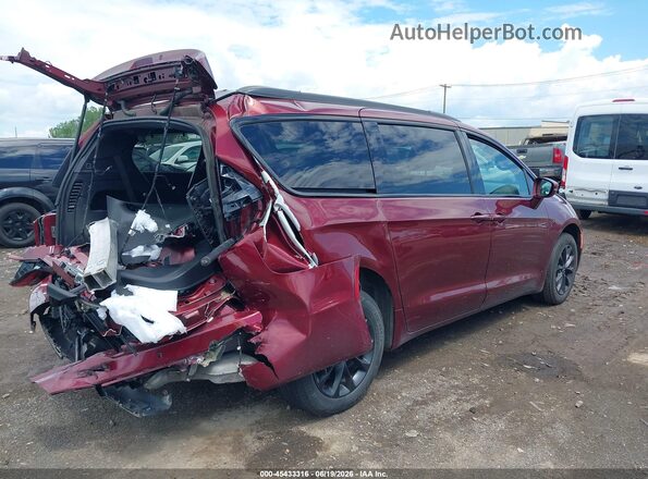 2C4RC3BGXMR599804 2021 CHRYSLER PACIFICA Maroon Tył prawy