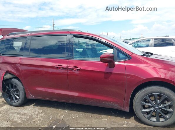 2C4RC3BGXMR599804 2021 CHRYSLER PACIFICA Maroon Widok zestawu wskaźników