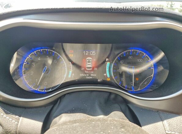 2C4RC3BGXPR556276 2023 CHRYSLER PACIFICA Black Սարքավորումների վահանակի տեսք