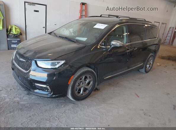 2C4RC3GG1NR174322 2022 CHRYSLER PACIFICA Black Передня ліва чверть