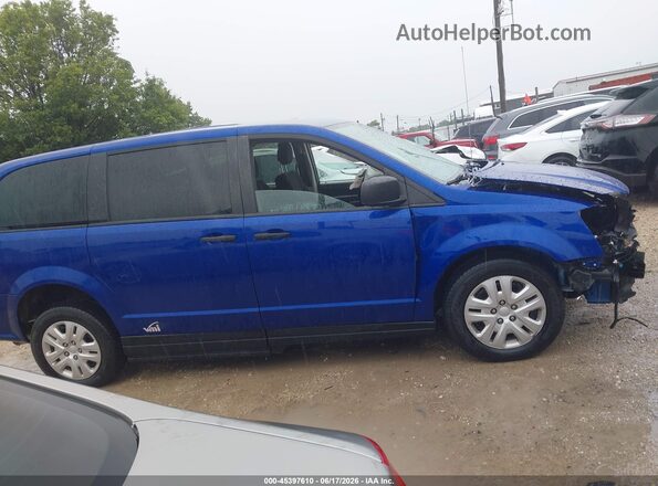 2C4RDGBG2LR247349 2020 DODGE GRAND CARAVAN Blue Vista interior trasera