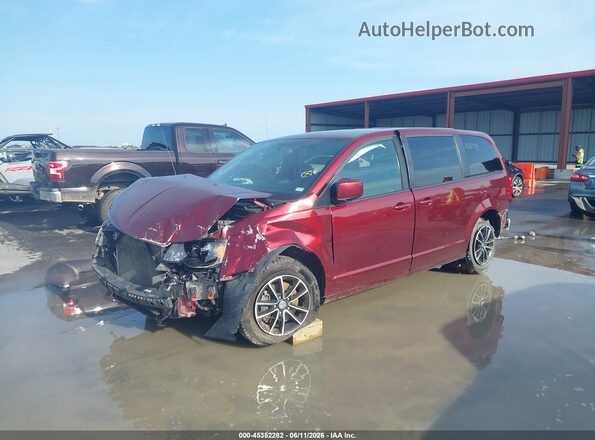 2C4RDGBG4JR288613 2018 DODGE GRAND CARAVAN Red წინა მარცხენა ხედი სამი მეოთხედიდან