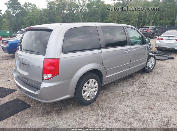 2C4RDGBG5GR155707 2016 DODGE GRAND CARAVAN Silver Հետևի աջ