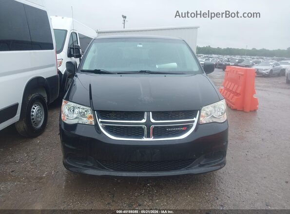 2C4RDGBG7GR100594 2016 DODGE GRAND CARAVAN Black Вид задньої частини салону