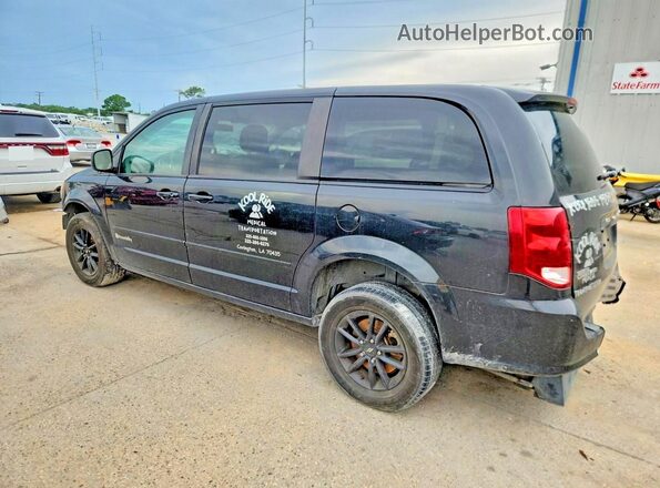 2C4RDGBG7GR372109 2016 DODGE GRAND Black Задня ліва чверть