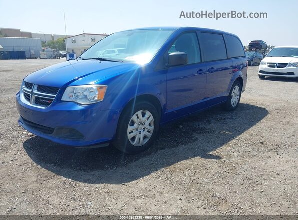2C4RDGBGXJR296490 2018 DODGE GRAND CARAVAN Blue 