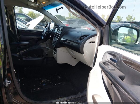 2C4RDGCG0GR266955 2016 DODGE GRAND CARAVAN Black Vista interior delantera