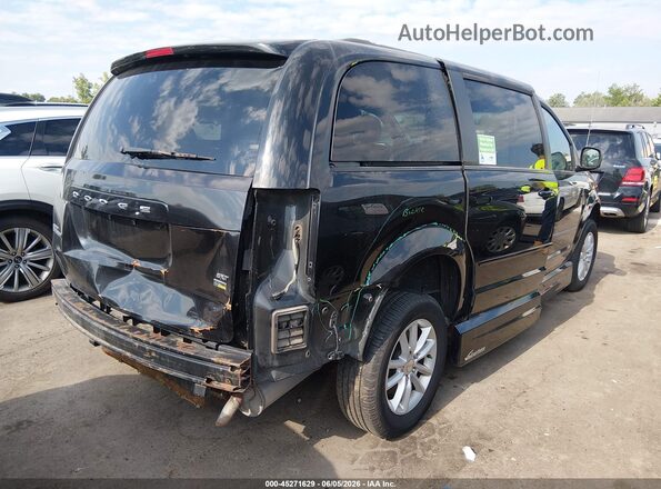 2C4RDGCG0GR266955 2016 DODGE GRAND CARAVAN Black Trasero derecho