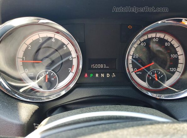 2C4RDGCG0GR383130 2016 DODGE GRAND Gray Вид щитка приладів