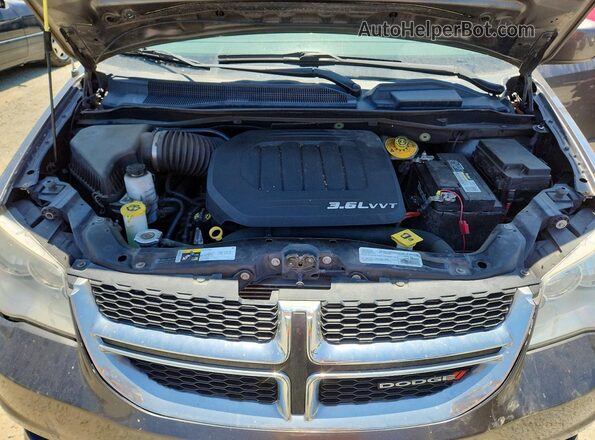 2C4RDGCG0HR581045 2017 DODGE GRAND Gray ძრავის განყოფილების ხედი