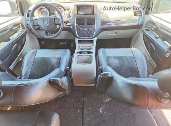 2C4RDGCG0HR581045 2017 DODGE GRAND Gray წინა პანელის ხედი