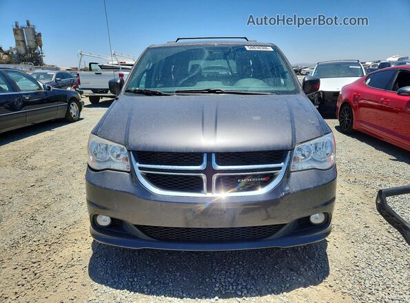 2C4RDGCG0HR581045 2017 DODGE GRAND Gray წინა ხედი