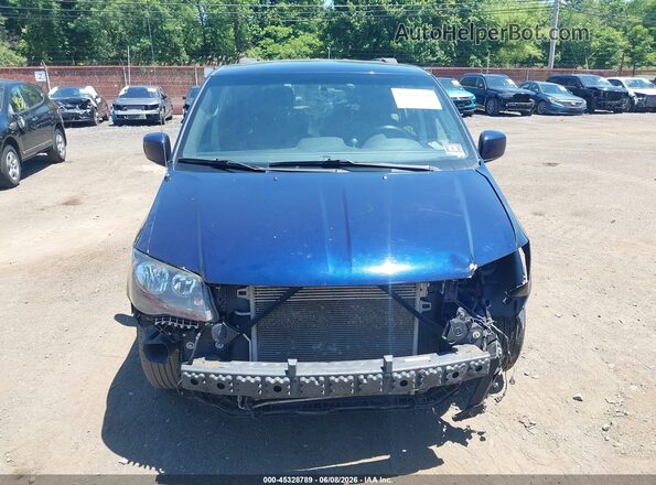2C4RDGCG0HR631281 2017 DODGE GRAND CARAVAN Blue Vista interior trasera