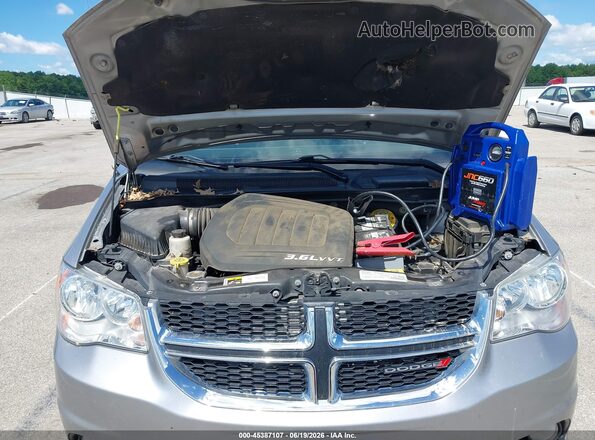 2C4RDGCG0HR732109 2017 DODGE GRAND CARAVAN Silver Հետևի տեսք