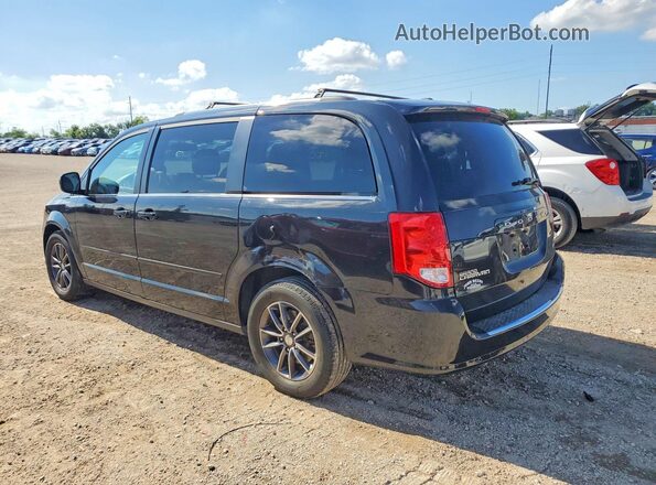 2C4RDGCG0HR766941 2017 DODGE GRAND Black უკანა მარცხენა