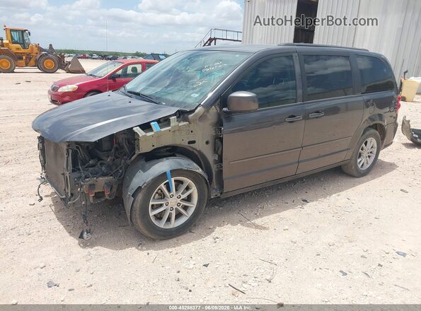 2C4RDGCG1GR183633 2016 DODGE GRAND CARAVAN Серый Передняя левая четверть