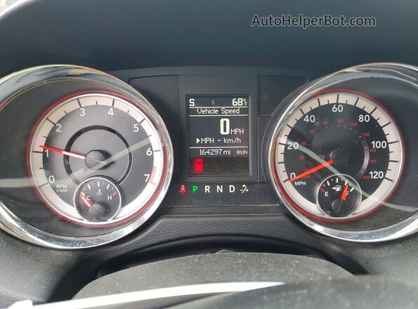 2C4RDGCG1GR323759 2016 DODGE GRAND White Սարքավորումների վահանակի տեսք