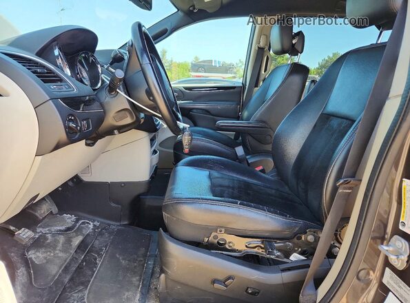 2C4RDGCG1HR651104 2017 DODGE GRAND Gray Widok wnętrza z przodu