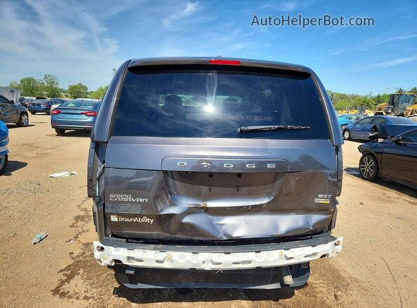 2C4RDGCG1HR651104 2017 DODGE GRAND Gray Widok z tyłu