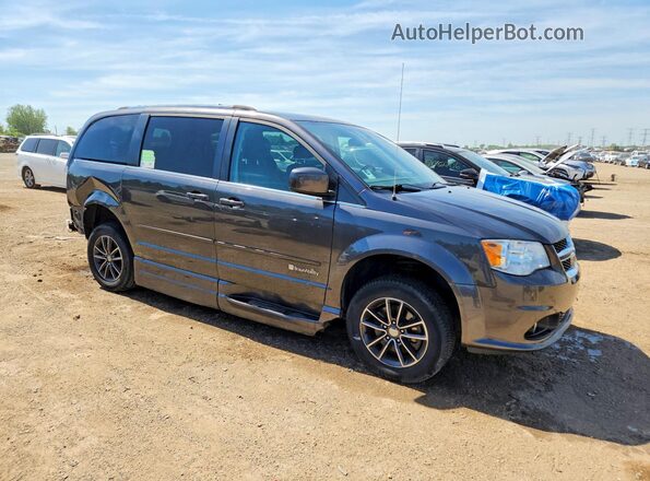 2C4RDGCG1HR651104 2017 DODGE GRAND Gray Przód prawy