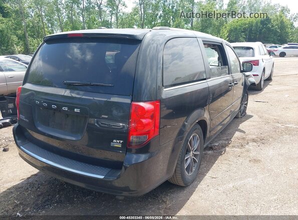 2C4RDGCG1HR790035 2017 DODGE GRAND CARAVAN Black Trasero derecho