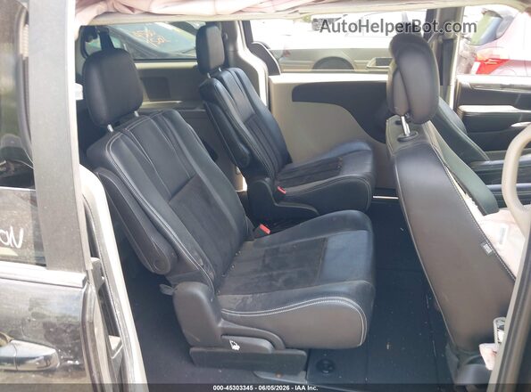 2C4RDGCG1HR790035 2017 DODGE GRAND CARAVAN Black Vista de la etiqueta del VIN