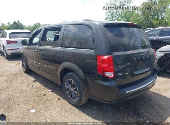 2C4RDGCG1HR790035 2017 DODGE GRAND CARAVAN Black Trasero izquierdo