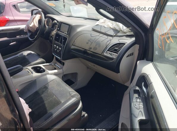 2C4RDGCG1HR790035 2017 DODGE GRAND CARAVAN Black Vista interior delantera