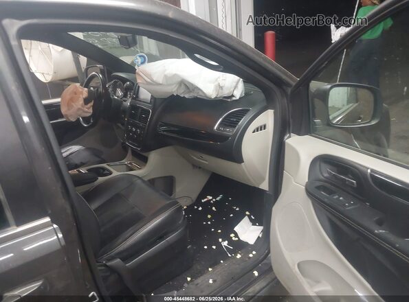 2C4RDGCG1HR814561 2017 DODGE GRAND CARAVAN Gray Widok wnętrza z przodu