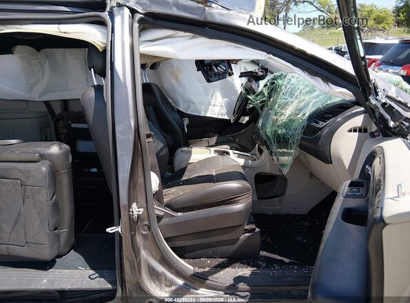 2C4RDGCG1LR180189 2020 DODGE GRAND CARAVAN Gray Vista interior delantera