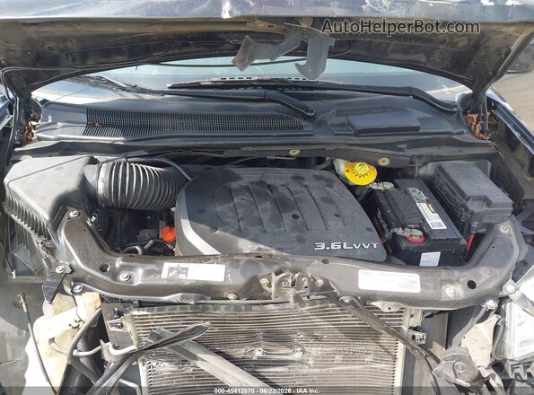 2C4RDGCG2GR273437 2016 DODGE GRAND CARAVAN Black Widok z tyłu