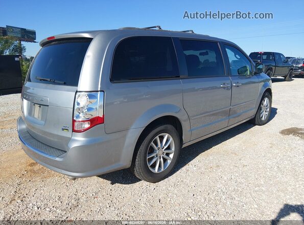 2C4RDGCG2GR328209 2016 DODGE GRAND CARAVAN Silver Rear right