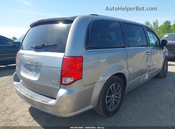2C4RDGCG2HR600341 2017 DODGE GRAND CARAVAN Silver Հետևի աջ