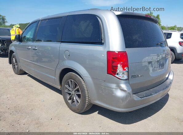 2C4RDGCG2HR600341 2017 DODGE GRAND CARAVAN Silver Հետևի ձախ