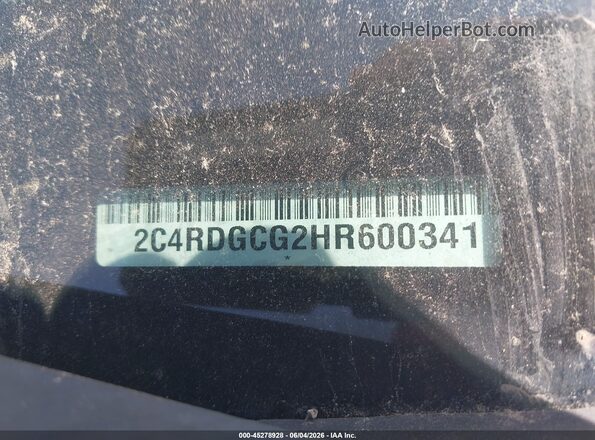 2C4RDGCG2HR600341 2017 DODGE GRAND CARAVAN Silver Շարժիչի բաժամունքի տեսք