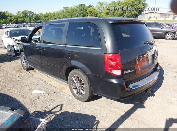 2C4RDGCG2HR604776 2017 DODGE GRAND CARAVAN Black Tył lewy