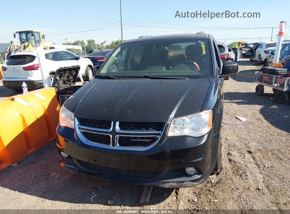 2C4RDGCG2HR604776 2017 DODGE GRAND CARAVAN Black Widok zestawu wskaźników