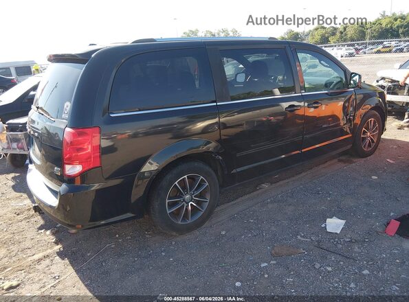 2C4RDGCG2HR604776 2017 DODGE GRAND CARAVAN Black Tył prawy