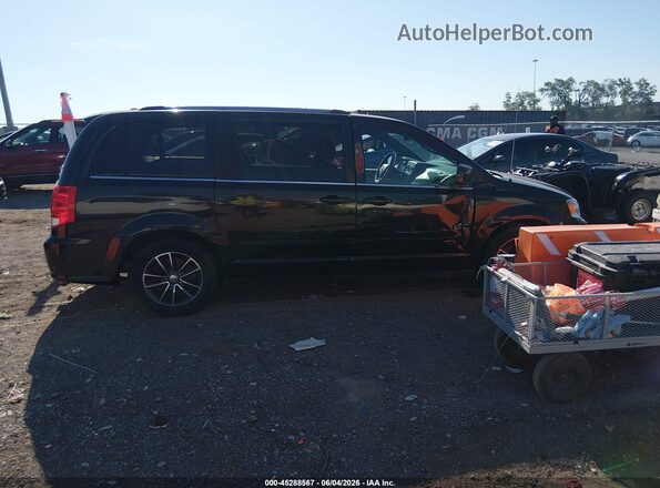 2C4RDGCG2HR604776 2017 DODGE GRAND CARAVAN Black Widok wnętrza z tyłu
