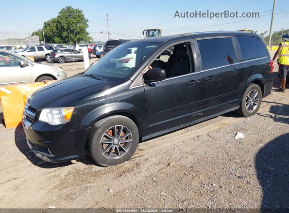 2C4RDGCG2HR604776 2017 DODGE GRAND CARAVAN Black Przód lewy