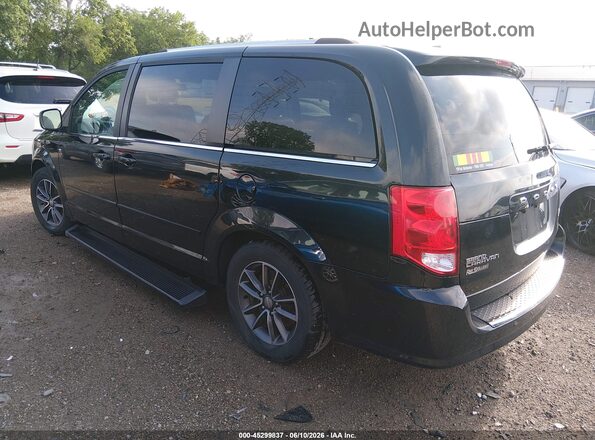 2C4RDGCG2HR664413 2017 DODGE GRAND CARAVAN Black Հետևի ձախ