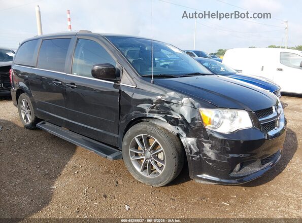 2C4RDGCG2HR664413 2017 DODGE GRAND CARAVAN Black Դիմացի տեսք