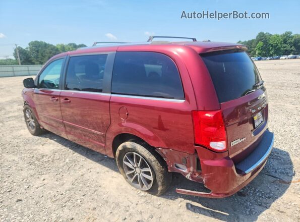 2C4RDGCG2HR774152 2017 DODGE GRAND Maroon უკანა მარცხენა