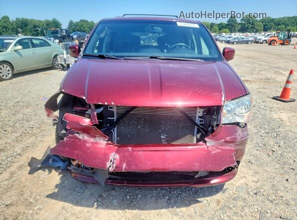 2C4RDGCG2HR774152 2017 DODGE GRAND Maroon წინა ხედი